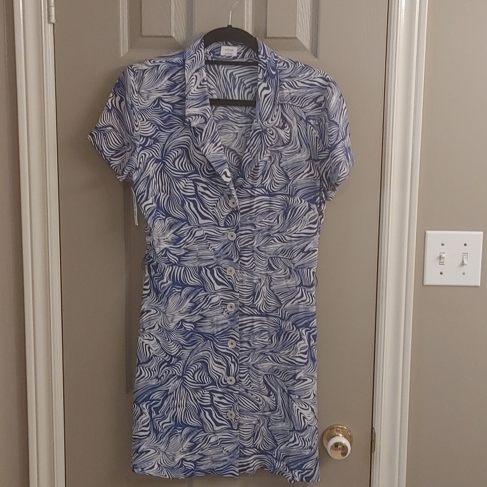 Nwt Aritzia Wilfred Shirt Mini Dress Size Small